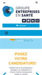 Mobile Screenshot of groupeentreprisesensante.com